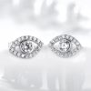 Pendientes de Protección Ojo Turco en Plata de Ley 925 925 Silver Evil Eye Amulet Protection Earrings