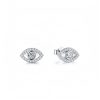 Pendientes de Protección Ojo Turco en Plata de Ley 925 925 Silver Evil Eye Amulet Protection Earrings