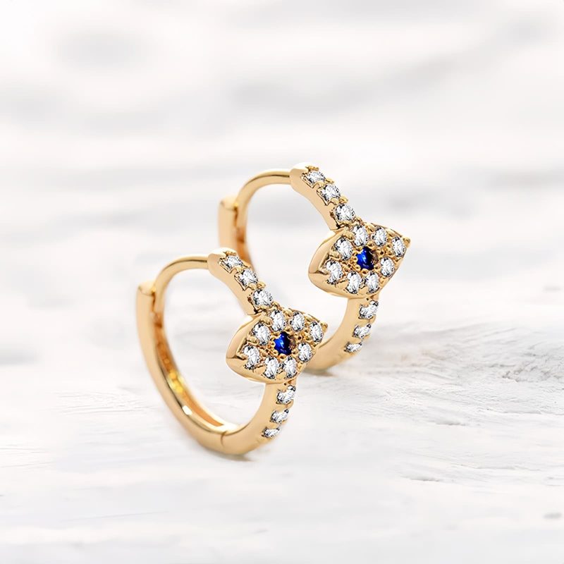925 Silver Evil Eye Protection Earrings 925 Silver Evil Eye Protection Earrings