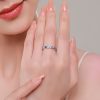 925 Silver Evil Eye Heart Blessing Ring 925 Silver Evil Eye Heart Blessing Ring