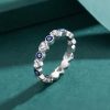 925 Silver Evil Eye Heart Blessing Ring 925 Silver Evil Eye Heart Blessing Ring