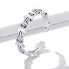 925 Silver Hamsa Adjustable Zircon Ring 925 Silver Hamsa Adjustable Zircon Ring