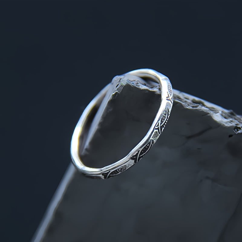 925 Silver Koi Fish Prosperity Ring 925 Silver Koi Fish Prosperity Ring