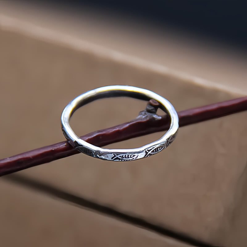 925 Silver Koi Fish Prosperity Ring 925 Silver Koi Fish Prosperity Ring