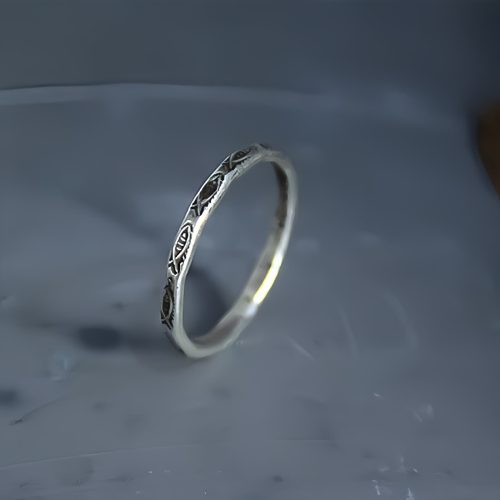Anillo Pez Koi de Plata 925 para la Prosperidad