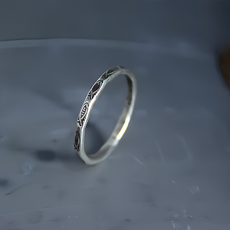 925 Silver Koi Fish Prosperity Ring 925 Silver Koi Fish Prosperity Ring