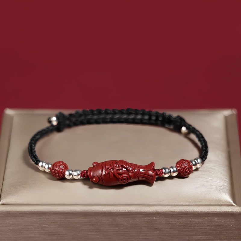 Pulsera Pez Koi en Plata 925: Prosperidad y Fortuna 925 Silver Koi Fish Wealth Prosperity Bracelet