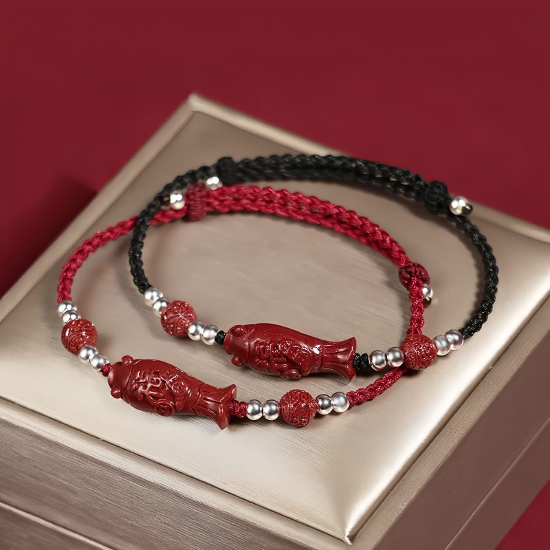 Pulsera Pez Koi en Plata 925: Prosperidad y Fortuna 925 Silver Koi Fish Wealth Prosperity Bracelet