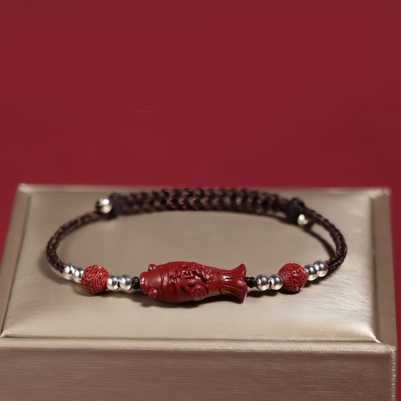 Pulsera Pez Koi en Plata 925: Prosperidad y Fortuna 925 Silver Koi Fish Wealth Prosperity Bracelet