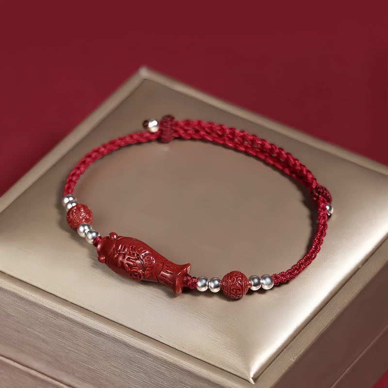 Pulsera Pez Koi en Plata 925: Prosperidad y Fortuna 925 Silver Koi Fish Wealth Prosperity Bracelet