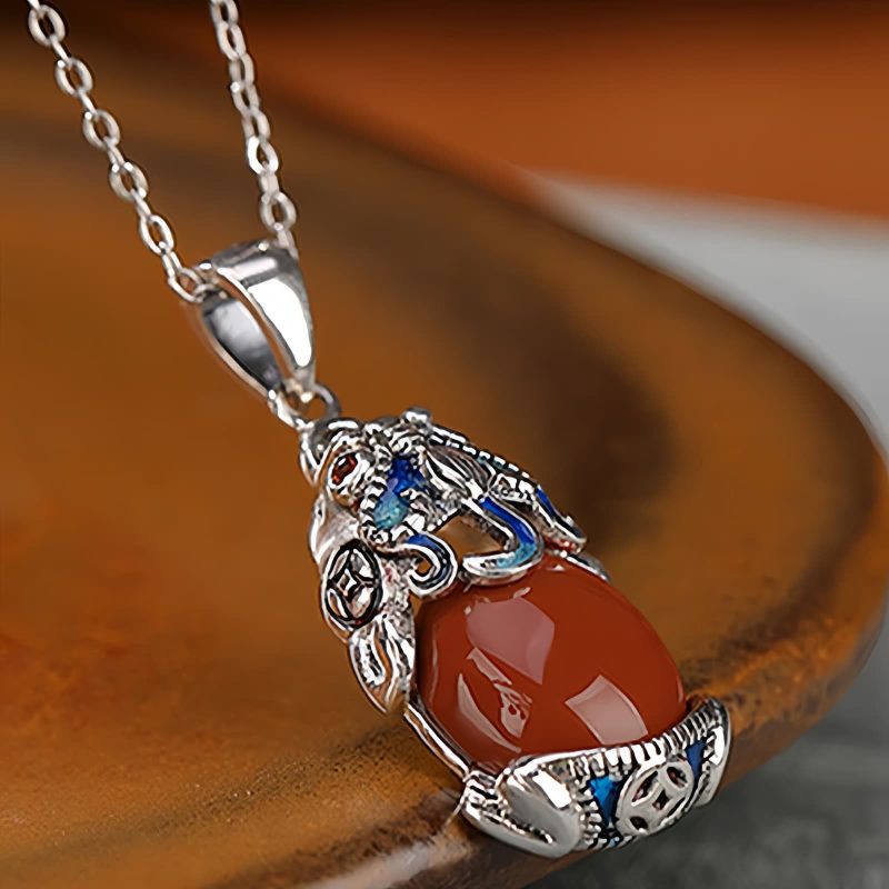 925 Silver PiXiu Protection Necklace and Ring Set 925 Silver PiXiu Protection Necklace and Ring Set