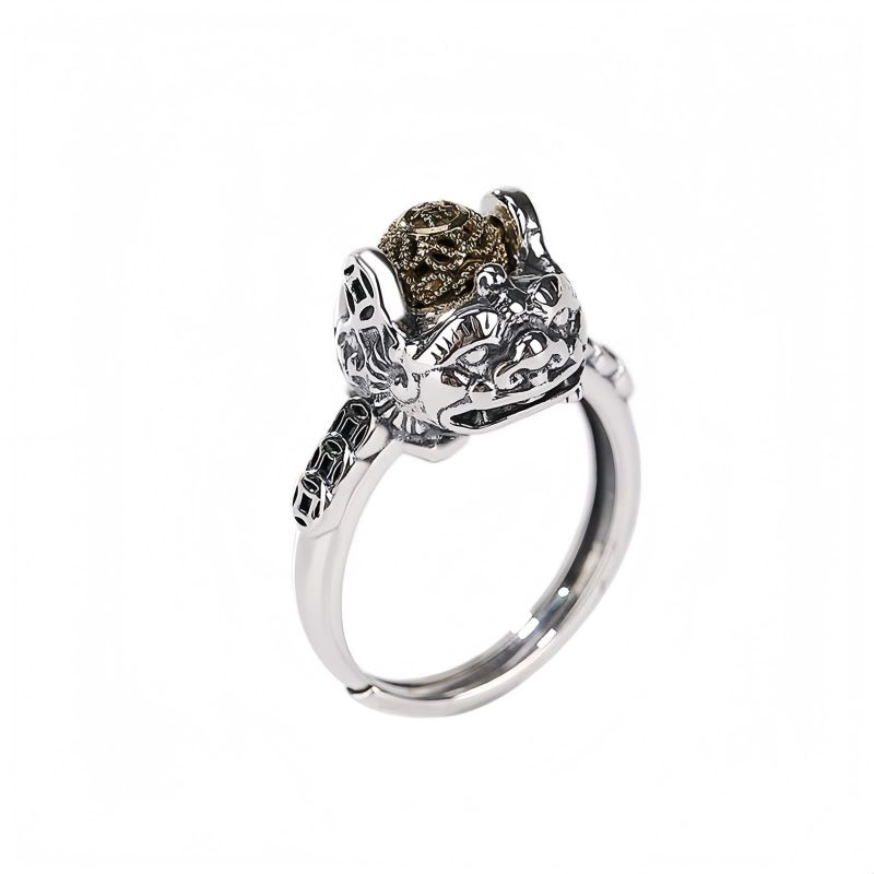 925 Silver PiXiu Wealth Adjustable Ring 925 Silver PiXiu Wealth Adjustable Ring