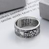 925銀製 貔貅(ヒキュウ)× 般若心経 厄除け・金運守護リング 925 Silver PiXiu Wealth Protection Ring