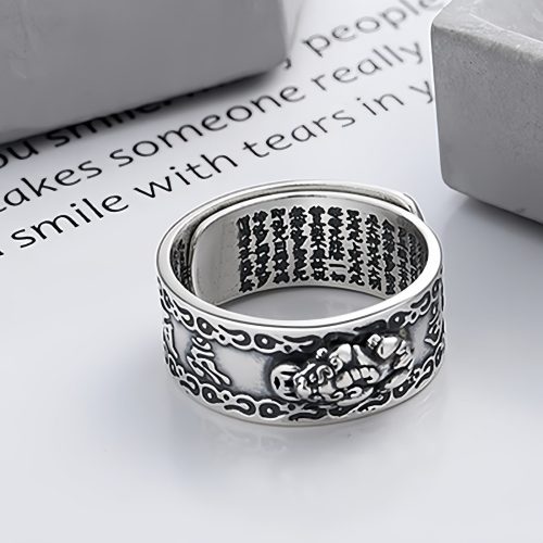 Anillo de Protección y Prosperidad PiXiu en Plata 925