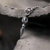 925 Sterling Silver Dorje Vajra Strength Necklace Pendant 925 Sterling Silver Dorje Vajra Strength Necklace Pendant