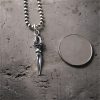 925 Sterling Silver Dorje Vajra Strength Necklace Pendant 925 Sterling Silver Dorje Vajra Strength Necklace Pendant