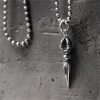 925 Sterling Silver Dorje Vajra Strength Necklace Pendant 925 Sterling Silver Dorje Vajra Strength Necklace Pendant