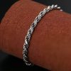925 Sterling Silver Tibet Om Mani Padme Hum Double Dorje Peace Love Bracelet 925 Sterling Silver Tibet Om Mani Padme Hum Double Dorje Peace Love Bracelet