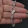 925 Sterling Silver Tibet Om Mani Padme Hum Double Dorje Peace Love Bracelet 925 Sterling Silver Tibet Om Mani Padme Hum Double Dorje Peace Love Bracelet