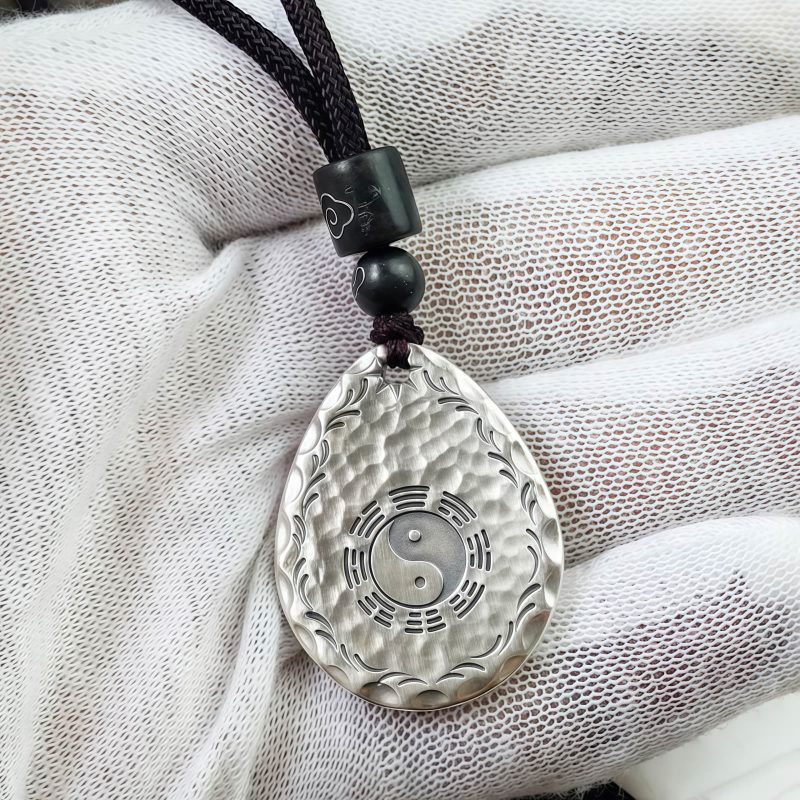 999 Silver Yin Yang Water Drop Pendant 999 Silver Yin Yang Water Drop Pendant