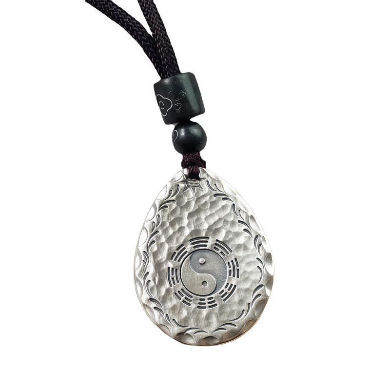 999 Silver Yin Yang Water Drop Pendant 999 Silver Yin Yang Water Drop Pendant
