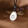 999 Silver Yin Yang Water Drop Pendant 999 Silver Yin Yang Water Drop Pendant