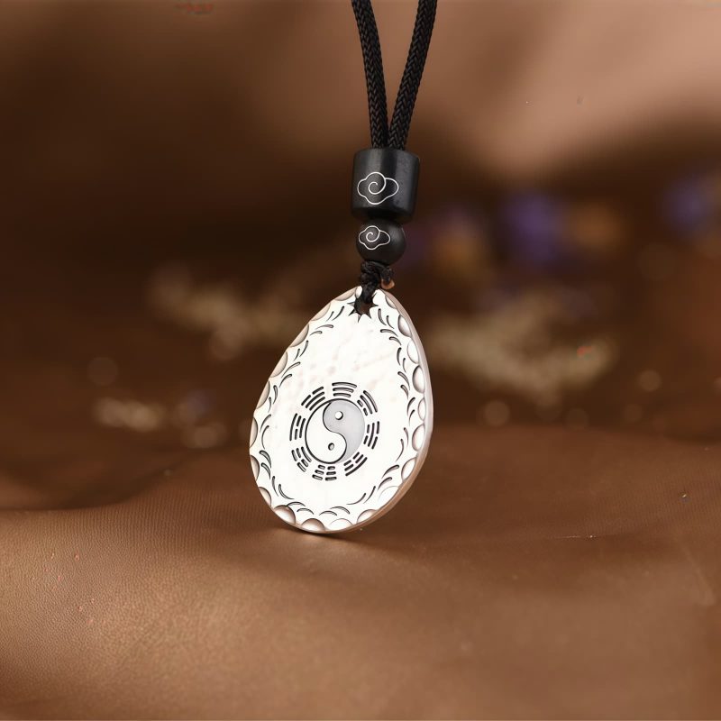 999 Silver Yin Yang Water Drop Pendant 999 Silver Yin Yang Water Drop Pendant