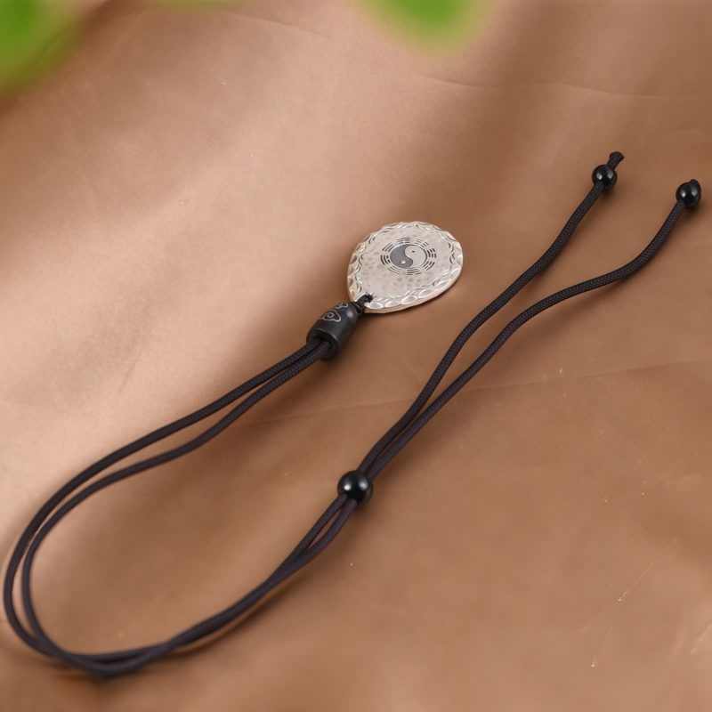 999 Silver Yin Yang Water Drop Pendant 999 Silver Yin Yang Water Drop Pendant