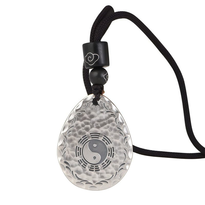 999 Silver Yin Yang Water Drop Pendant 999 Silver Yin Yang Water Drop Pendant