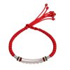Pulsera de Plata de Ley 999 Om Mani Padme Hum para la Fortaleza 999 Sterling Silver Om Mani Padme Hum Strength Bracelet
