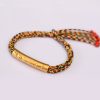 Pulsera de Plata de Ley 999 Om Mani Padme Hum para la Fortaleza 999 Sterling Silver Om Mani Padme Hum Strength Bracelet