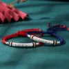 Pulsera de Plata de Ley 999 Om Mani Padme Hum para la Fortaleza 999 Sterling Silver Om Mani Padme Hum Strength Bracelet