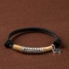 999 Sterling Silver Tibet Om Mani Padme Hum Luck Bracelet 999 Sterling Silver Tibet Om Mani Padme Hum Luck Bracelet