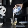 Blue And White Porcelain Lotus Koi Fish Teacup Set Blue And White Porcelain Lotus Koi Fish Teacup Set