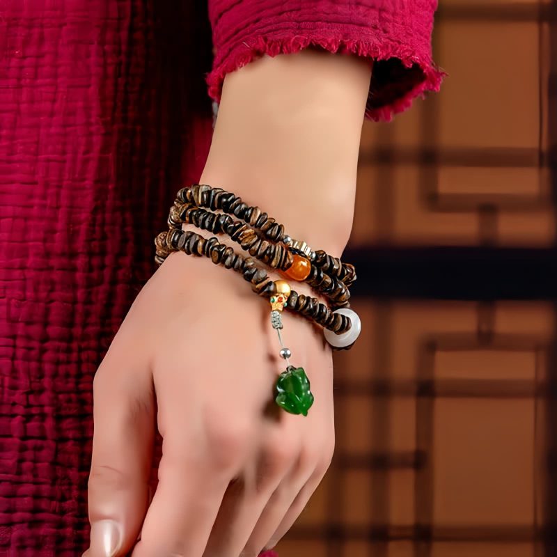 Brunei Agarwood PiXiu Peace Bracelet Brunei Agarwood PiXiu Peace Bracelet