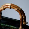 Bolso con Asas de Bambú y Diseño de Carpas Koi Mariposa Butterfly Koi Fish Bamboo Handle Handbag