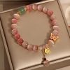 Katzenaugen-Armband „Friedlicher Schmetterling“ für innere Ruhe Cat's Eye Butterfly Peace Bracelet for Tranquility
