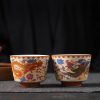 Ceramic Dragon Phoenix Tea Cups Set Ceramic Dragon Phoenix Tea Cups Set