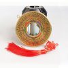 Chinese Copper Bagua Map with Knotting Design Chinese Copper Bagua Map with Knotting Design