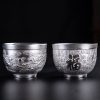 Chinese Dragon Phoenix Koi Fish Ceramic Teacup Chinese Dragon Phoenix Koi Fish Ceramic Teacup