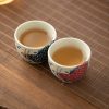 Chinese Ceramic Koi Fish Teacup
