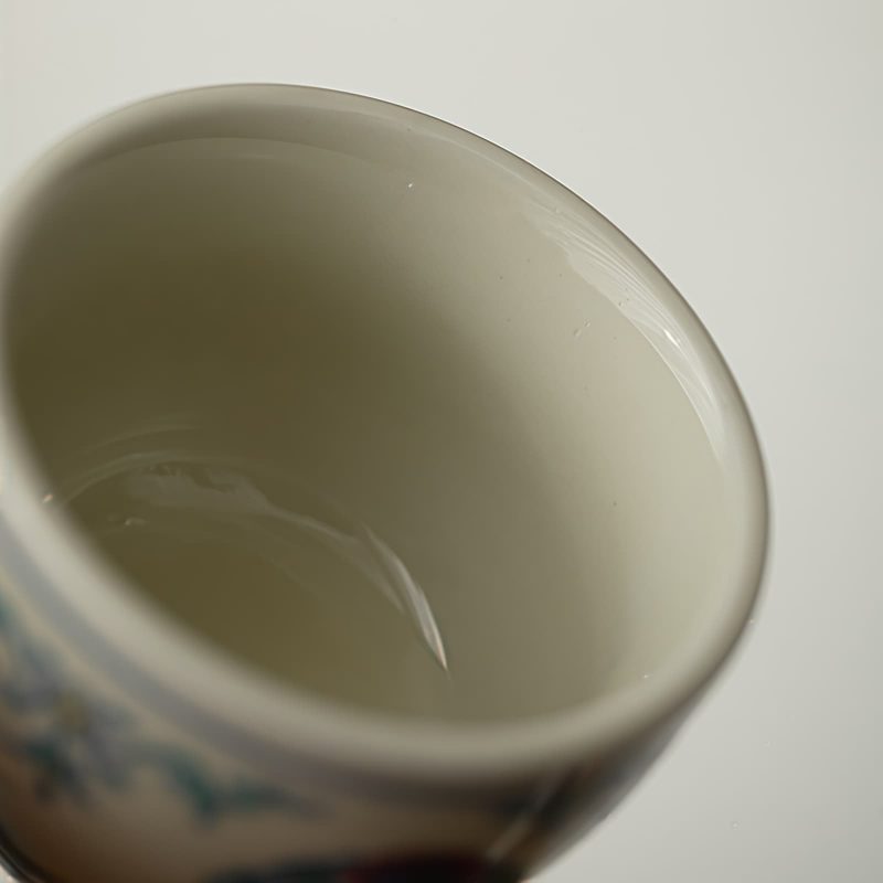 Chinese Ceramic Koi Fish Teacup