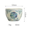 Chinese Ceramic Koi Fish Teacup