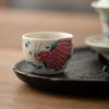 Chinese Ceramic Koi Fish Teacup