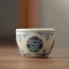 Chinese Ceramic Koi Fish Teacup