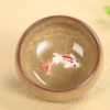 Chinese Ceramic Koi Fish Teacup 45ml Chinese Ceramic Koi Fish Teacup 45ml