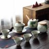 Chinese Ceramic Gaiwan Koi Fish Teacup Set with Saucer and Lid Chinese Ceramic Gaiwan Koi Fish Teacup Set with Saucer and Lid