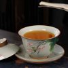 Chinese Ceramic Gaiwan Koi Fish Teacup Set with Saucer and Lid Chinese Ceramic Gaiwan Koi Fish Teacup Set with Saucer and Lid