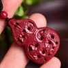 Cinnabar Laughing Buddha Yin Yang Pendant Necklace Cinnabar Laughing Buddha Yin Yang Pendant Necklace