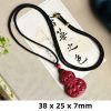 Cinnabar Laughing Buddha Yin Yang Pendant Necklace Cinnabar Laughing Buddha Yin Yang Pendant Necklace